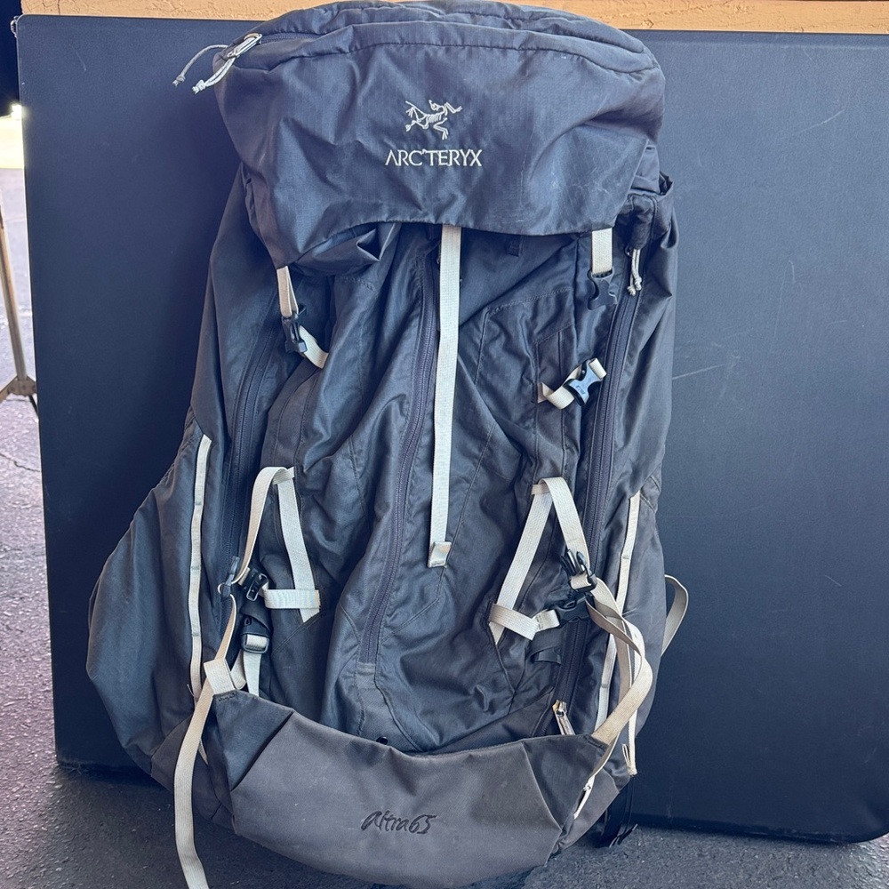 Arc'teryx Black and Gray Men's Technical Backpack